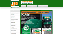 Desktop Screenshot of heitmann-entsorgung.de